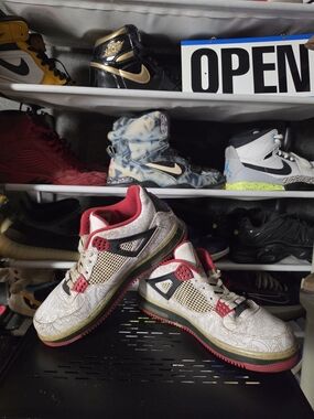 🔥 Nike Air Jordan Air Force One AF1 Men Size 10 Fusion 4 Premier White Laser